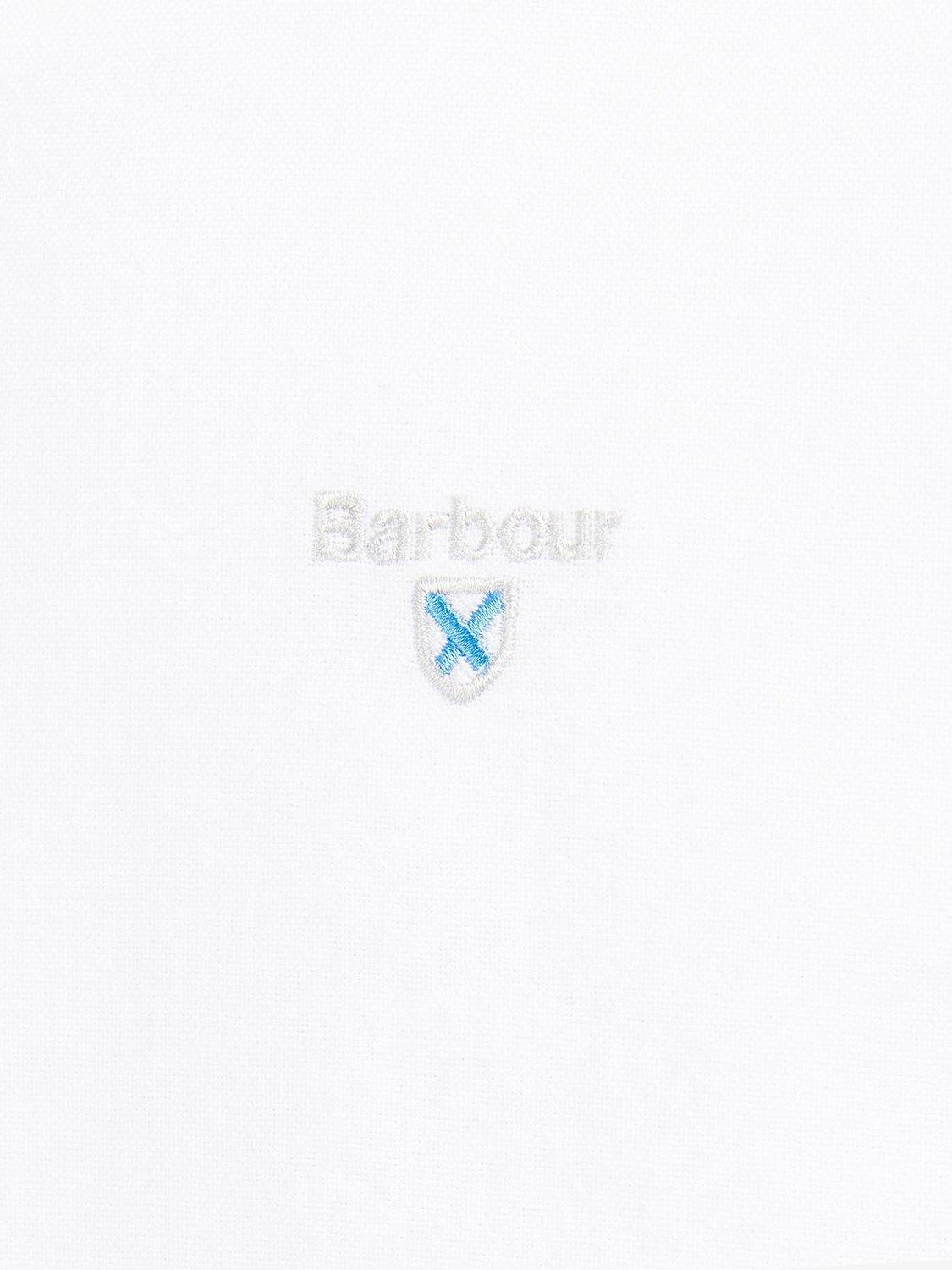 Product image 7 of 7, which shows Barbour Oxford Cotton Short Sleeve Shirt, White, S