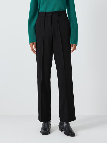 John Lewis Taylor Ponte Trousers, Black