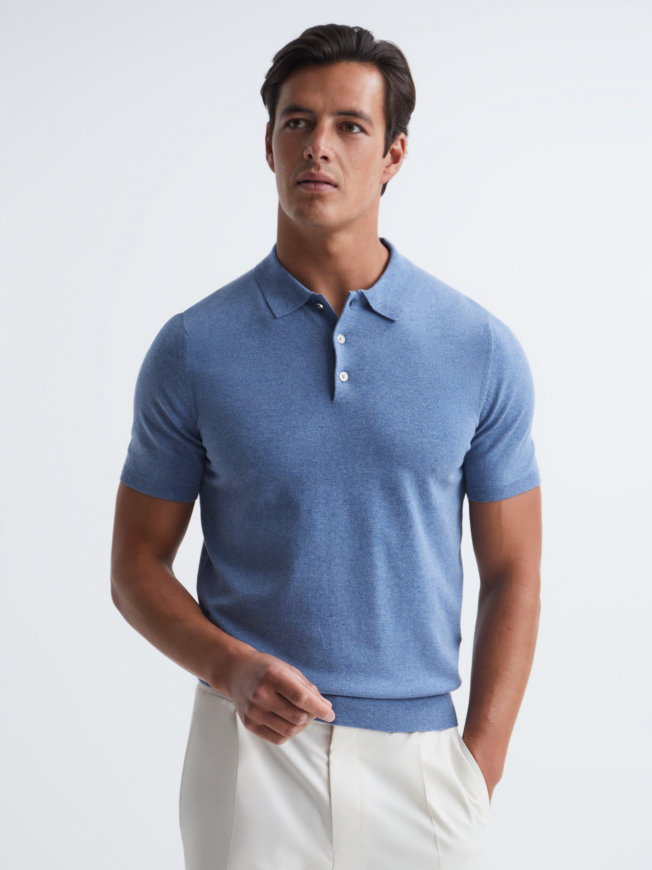 Reiss Wilton Knit Polo Shirt