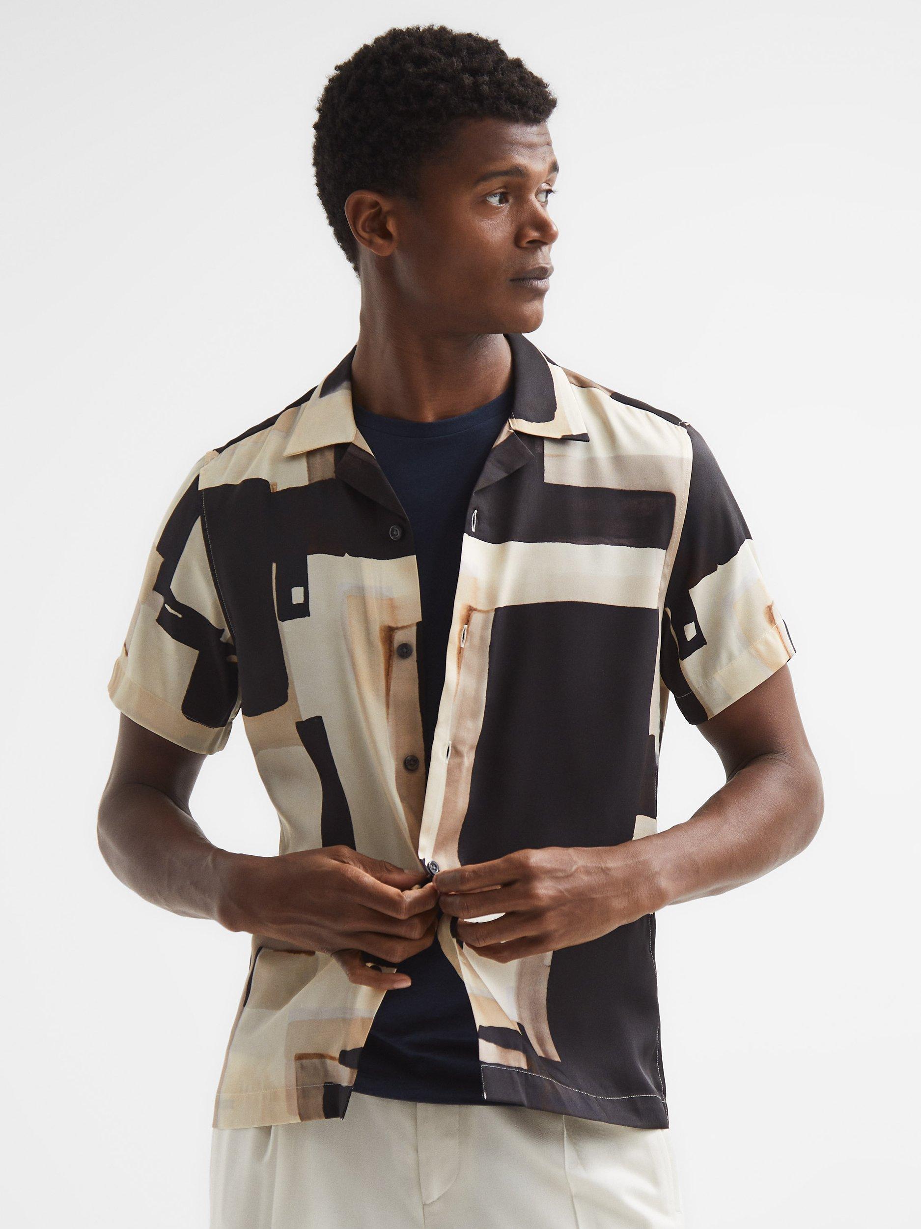 Reiss Deekay Short Sleeve Cuban Shirt