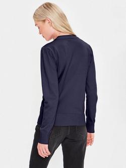 Saint Tropez Mila Knitted Pullover, Navy - view 2, Navy