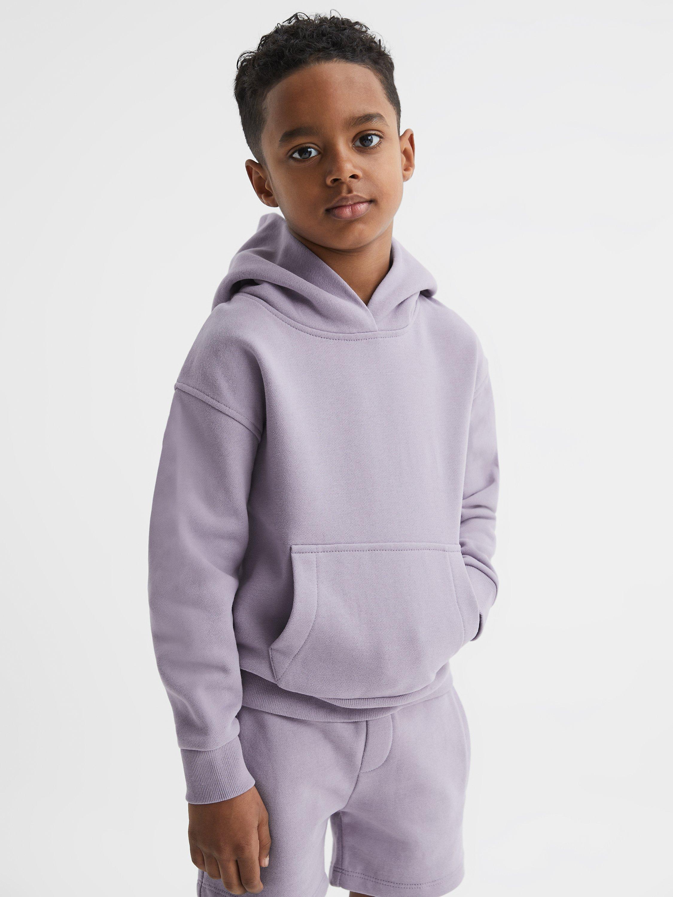 Reiss Kids' Alexander Hoodie, Lilac