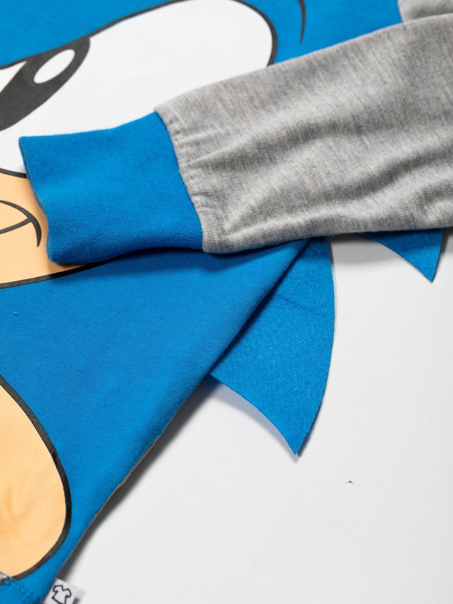 Product image 4 of 4, which shows Brand Threads Kids' Sonic the Hedgehog Pyjama Set, Blue, 4-5 years