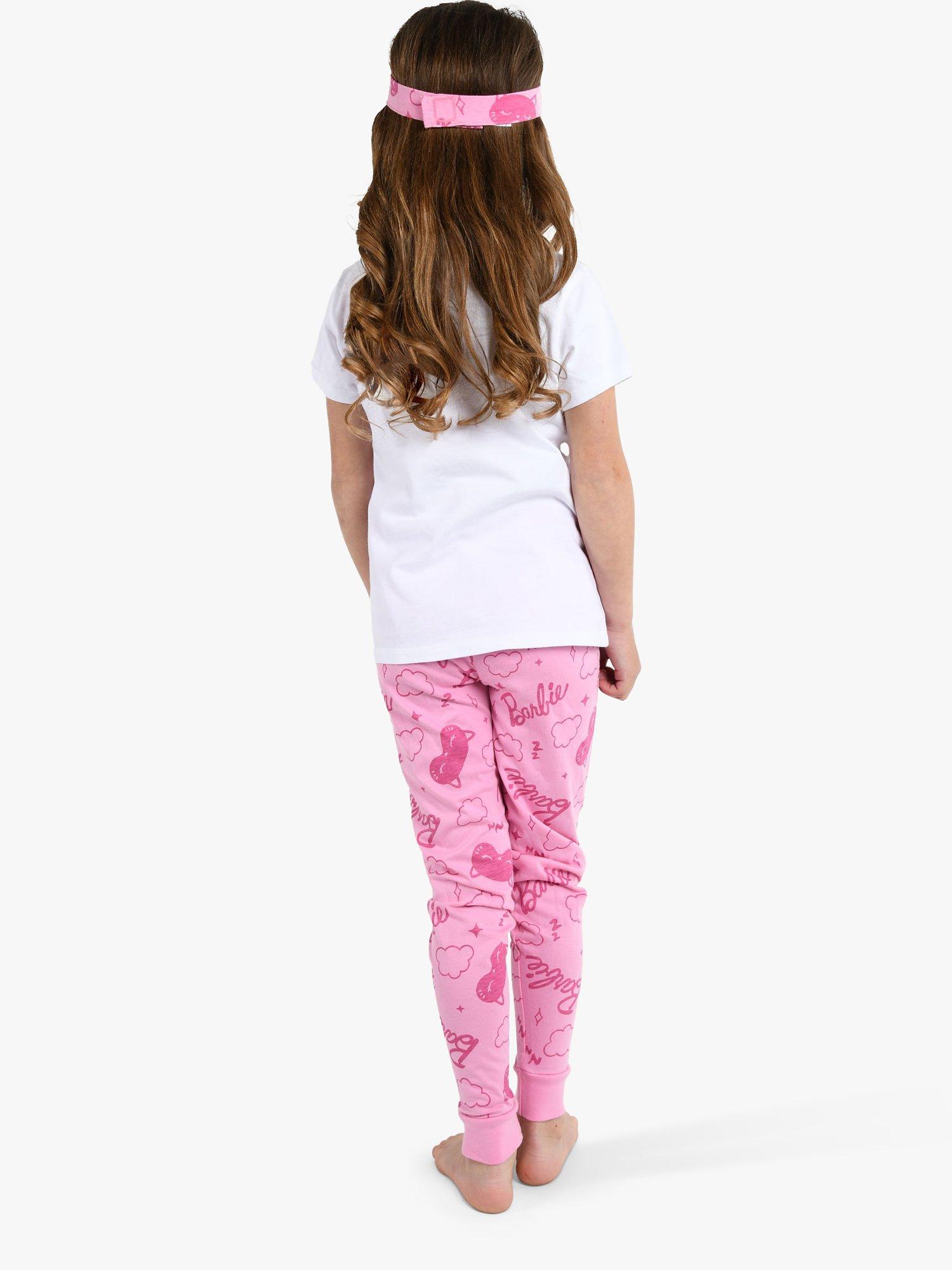 Product image 2 of 4, which shows Brand Threads Kids' Barbie Pyjama Set, Pink, 4-5 years