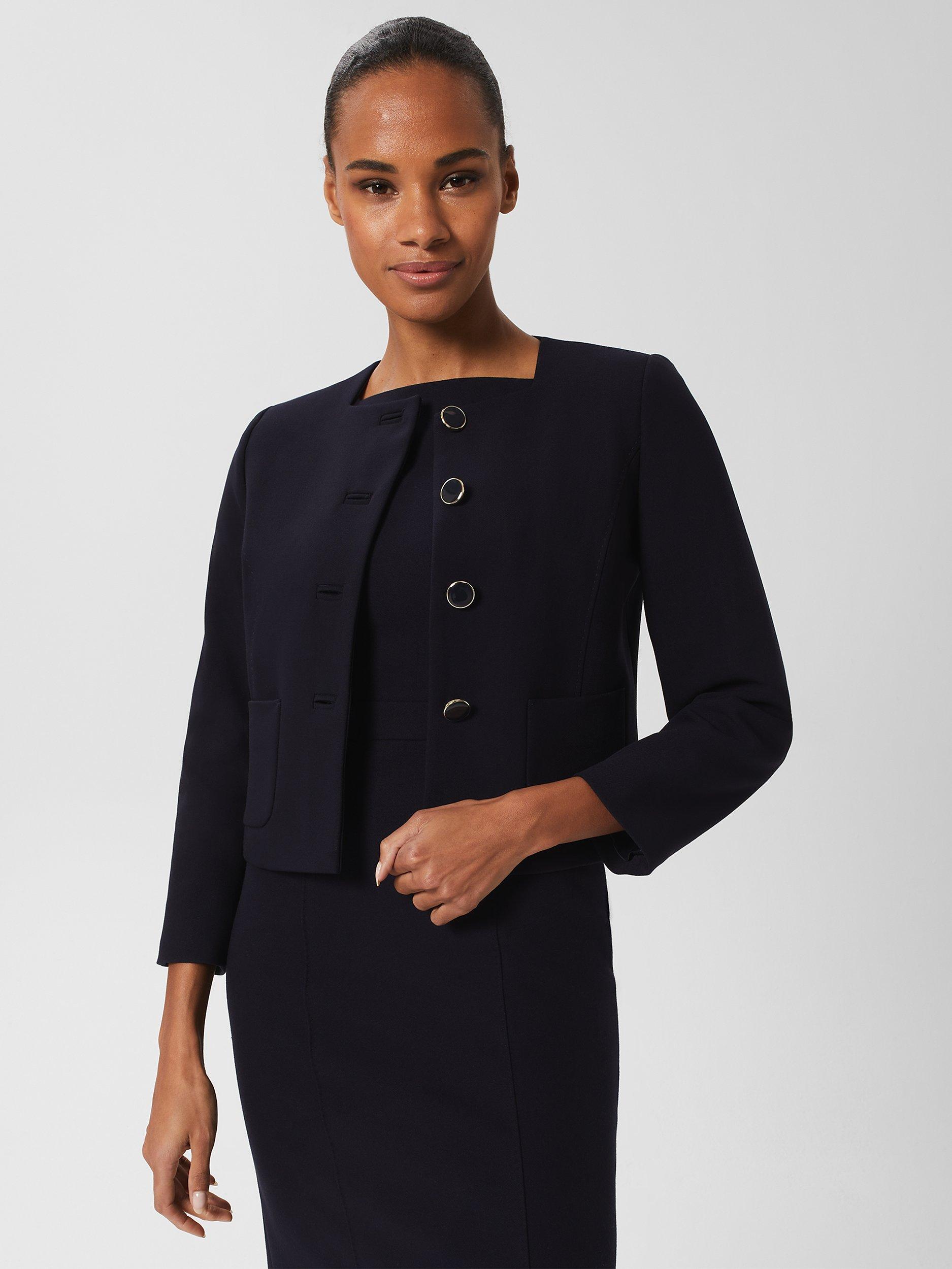 Hobbs Georgie Tailored Jacket, Navy