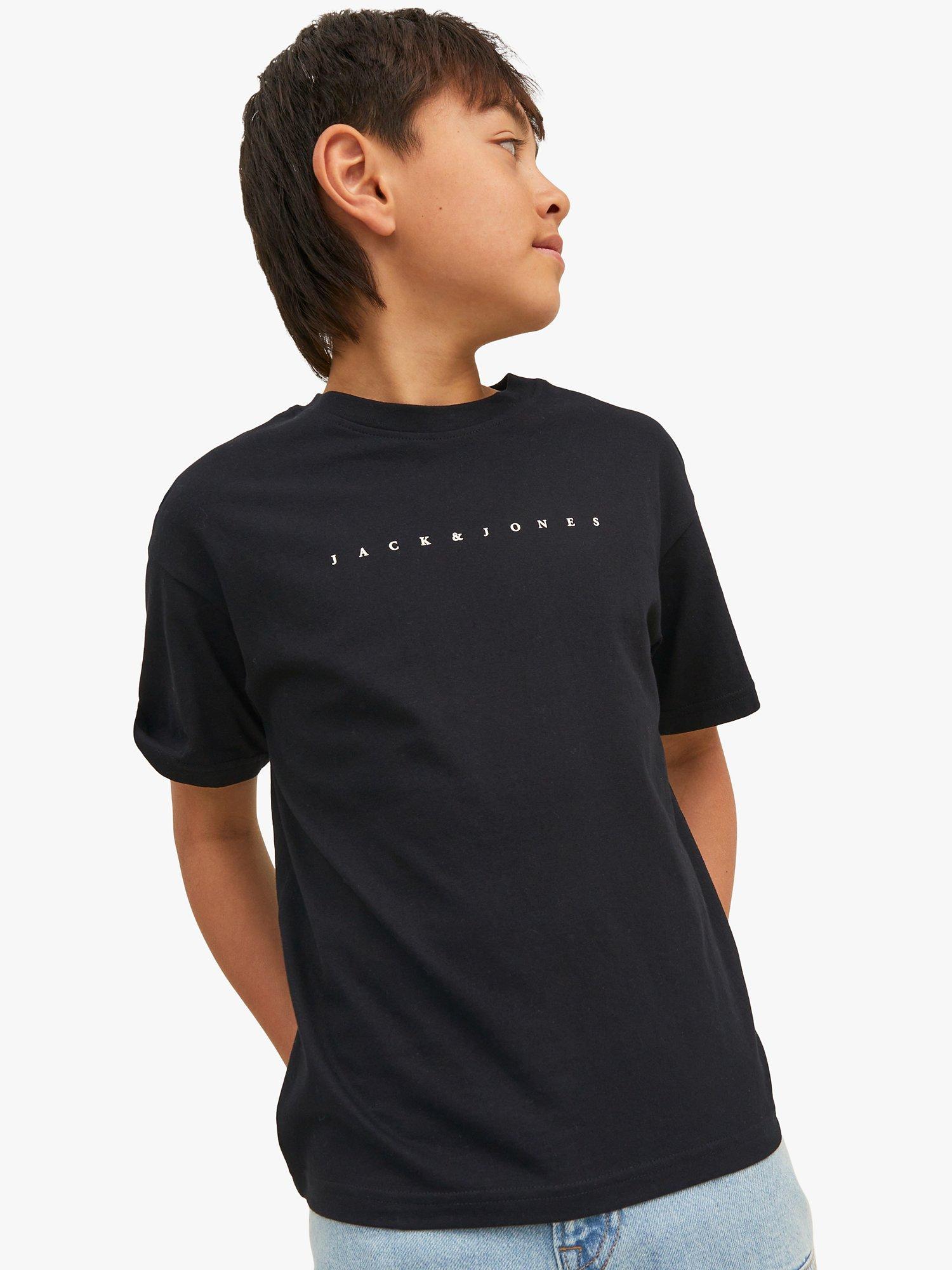 Jack & Jones Kids' Logo T-Shirt, Black