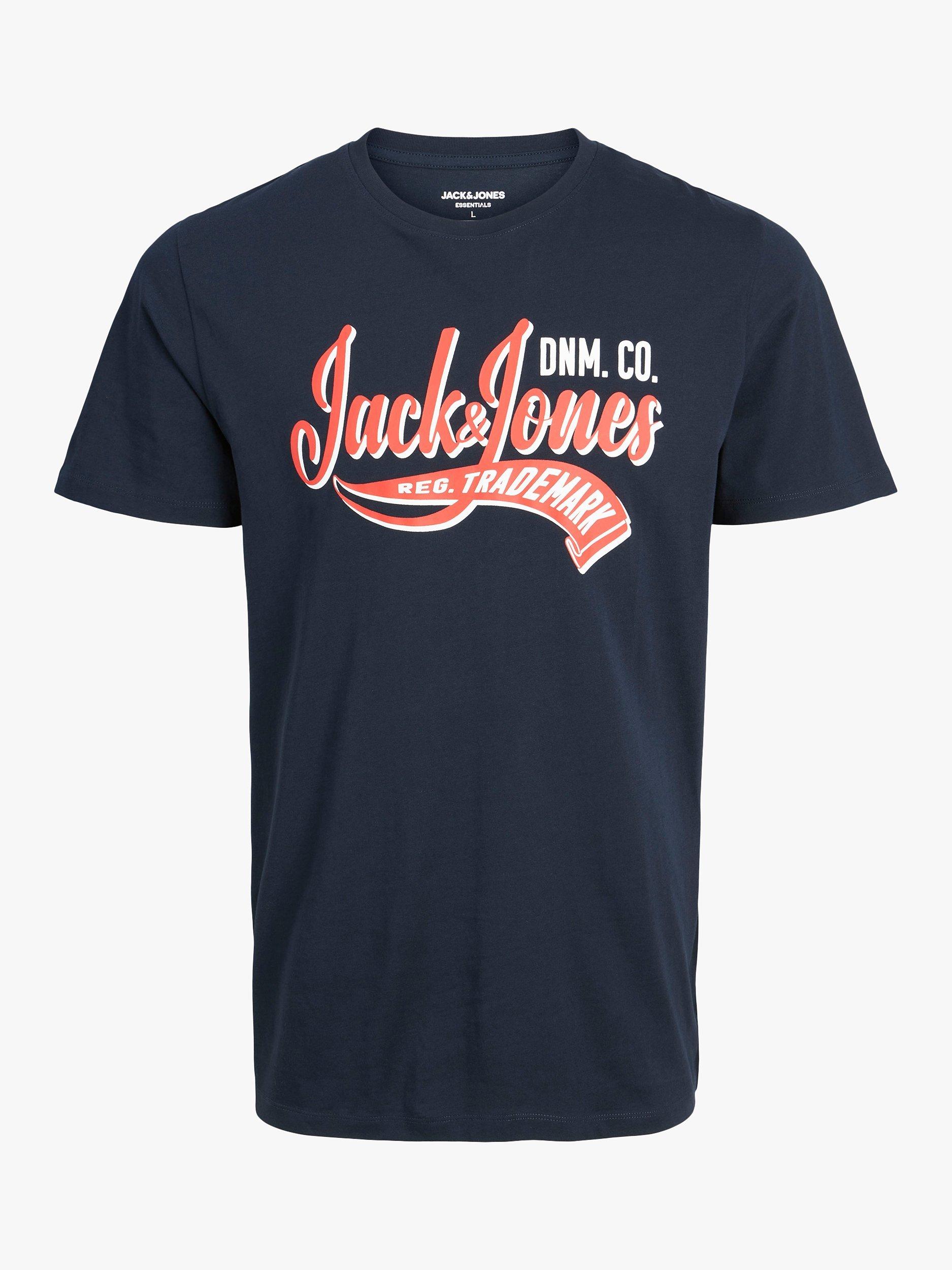 Jack & Jones Kids' Logo T-Shirt, Navy, 16 years