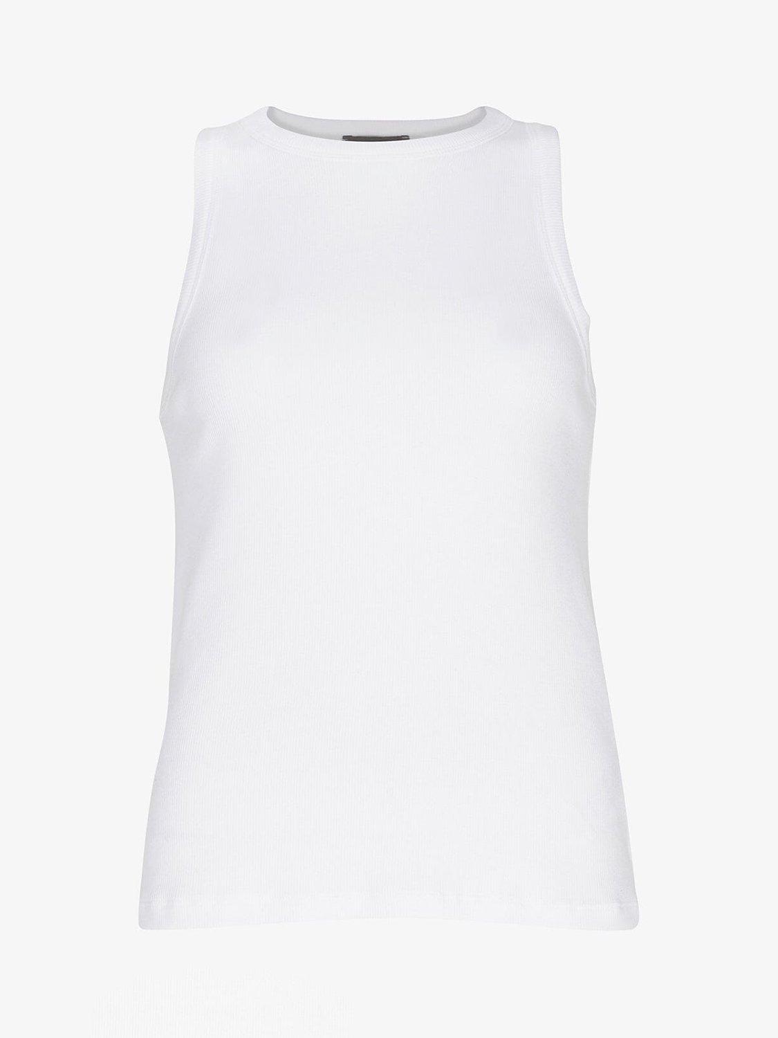 Product image 4 of 5, which shows Mint Velvet High Neck Tank Top, White, L