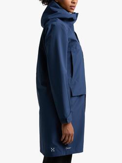 Haglöfs Aria Proof Parka, Tarn Blue - view 2, Tarn Blue