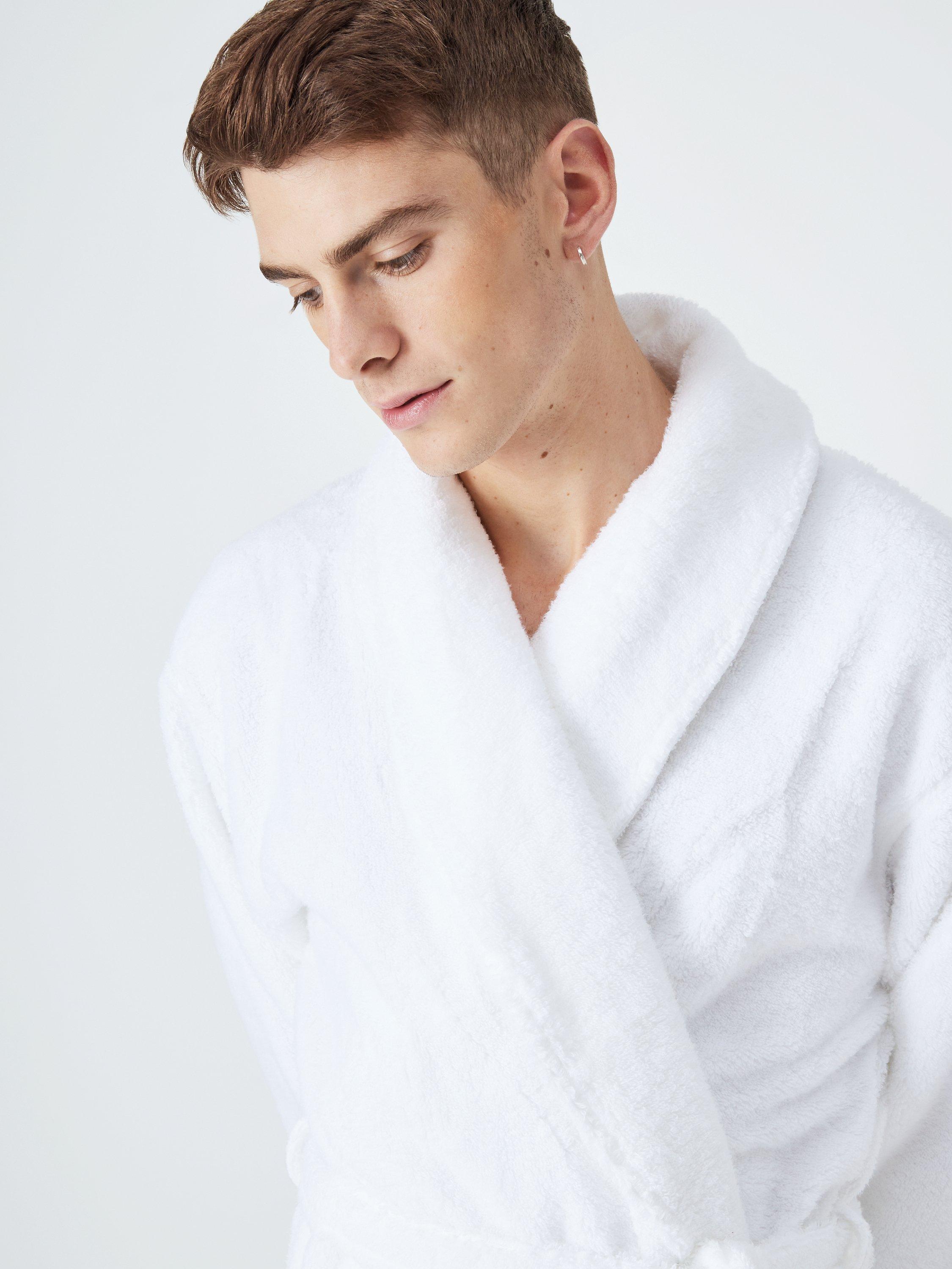 John Lewis Premium Luxury Towelling Robe White