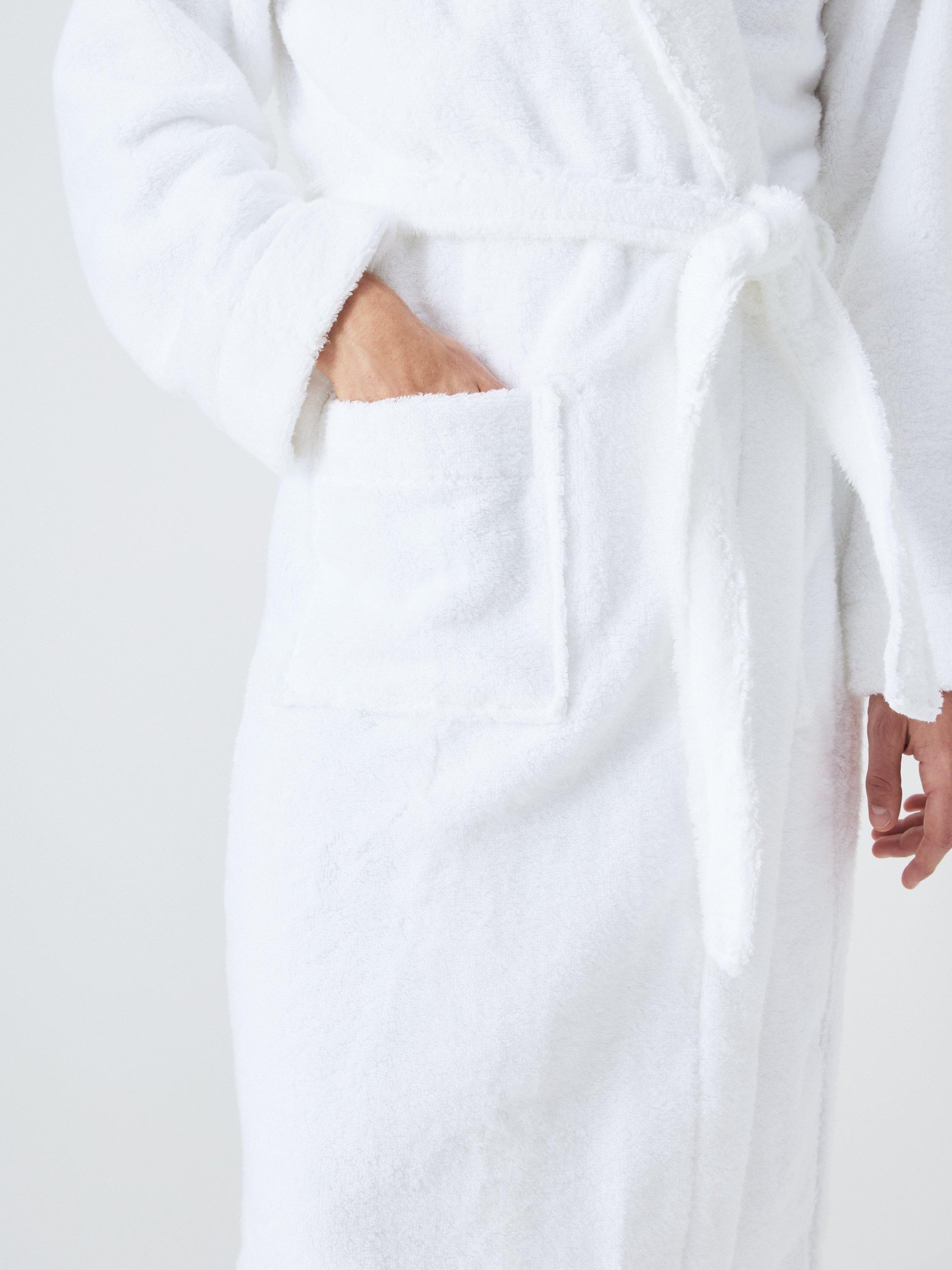 John Lewis Premium Luxury Towelling Robe White