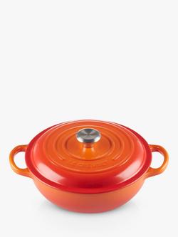 Le Creuset Essentials Cast Iron Round Casserole Soup Pot - view 2, Volcanic