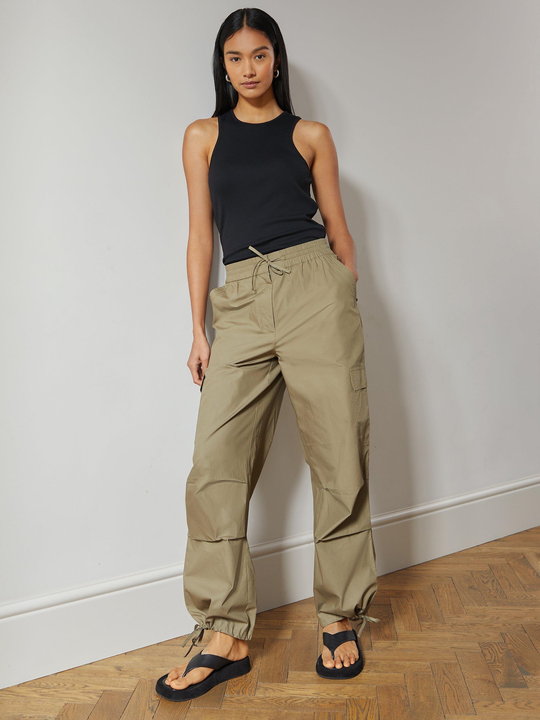 Albaray Organic Cotton Utility Trouser, Khaki