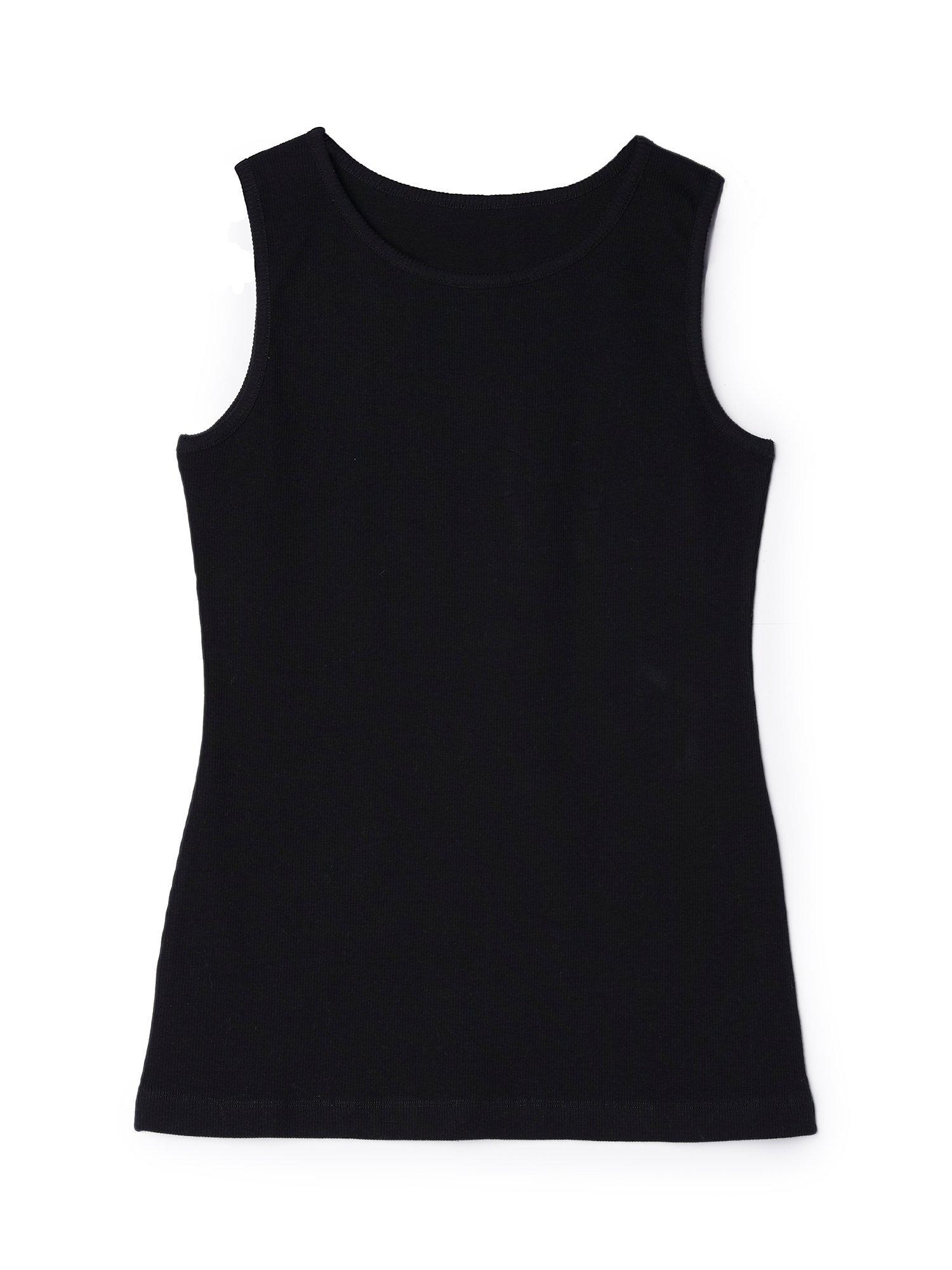 Product image 4 of 4, which shows Albaray Rib Racer Vest Top, Black, 16