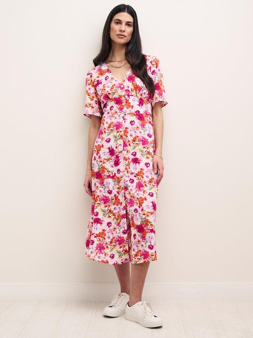 Nobody's Child Alexa Suri Floral Midi Dress, Multi