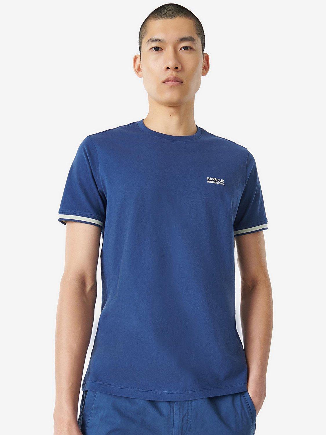 Barbour International Torque Crew Neck T-Shirt, Dk Denim