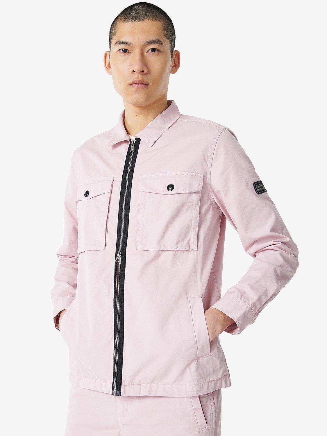Barbour International Sidlaw Overshirt, Dusk Pink