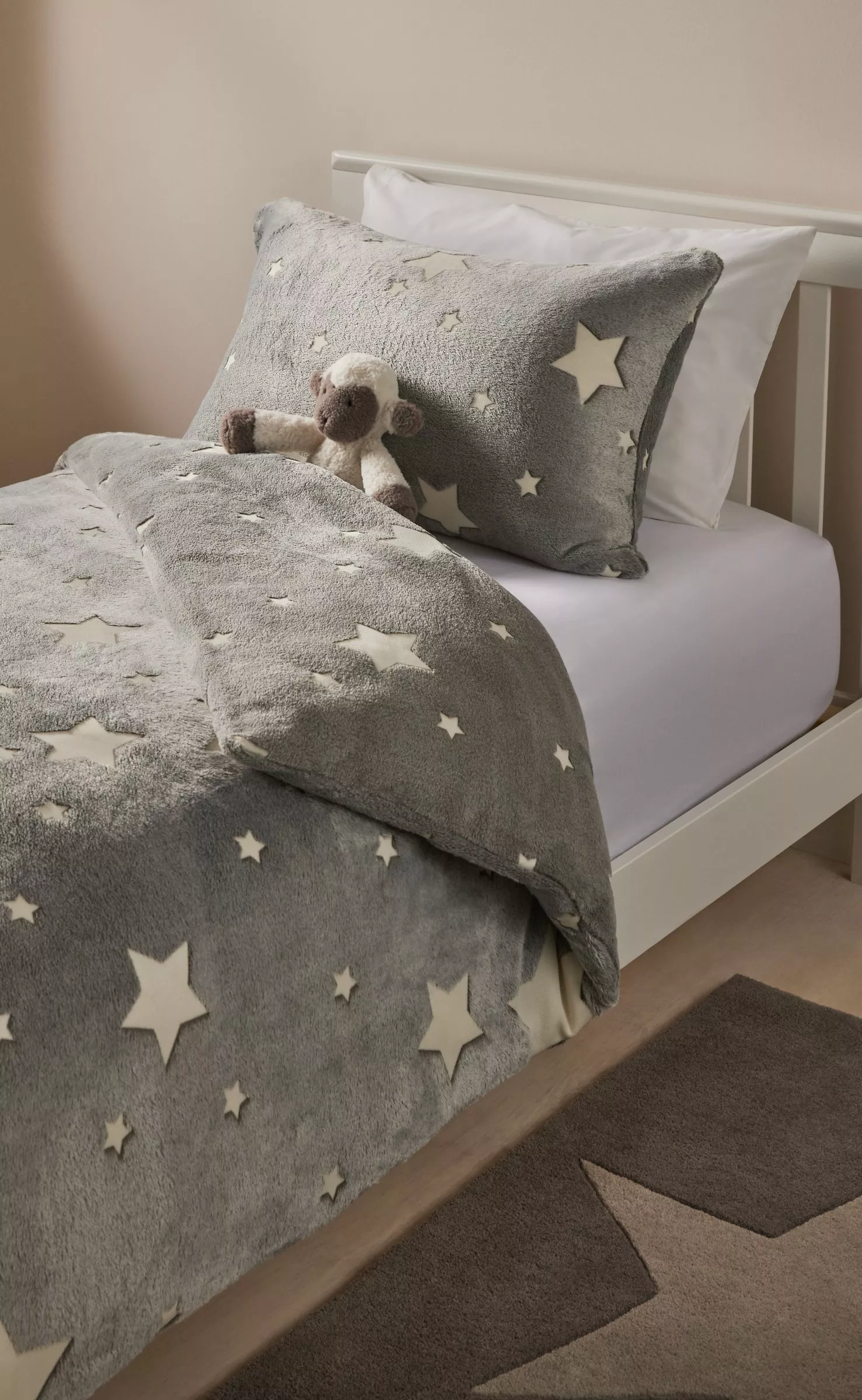 Glow in the dark star duvet cover best sale