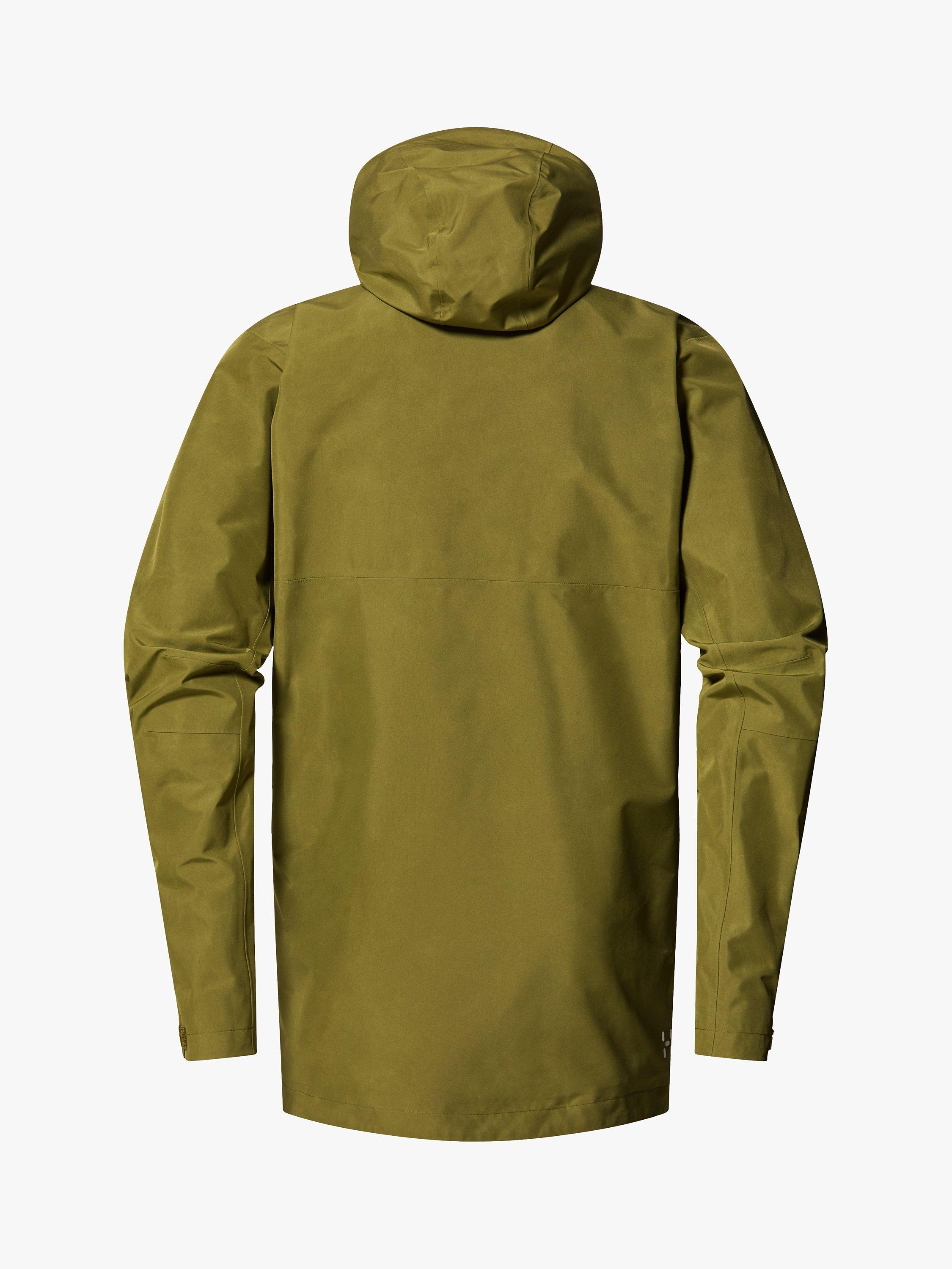 Product image 5 of 5, which shows Haglöfs Reed GTX Waterproof Parka, Olive Green, M