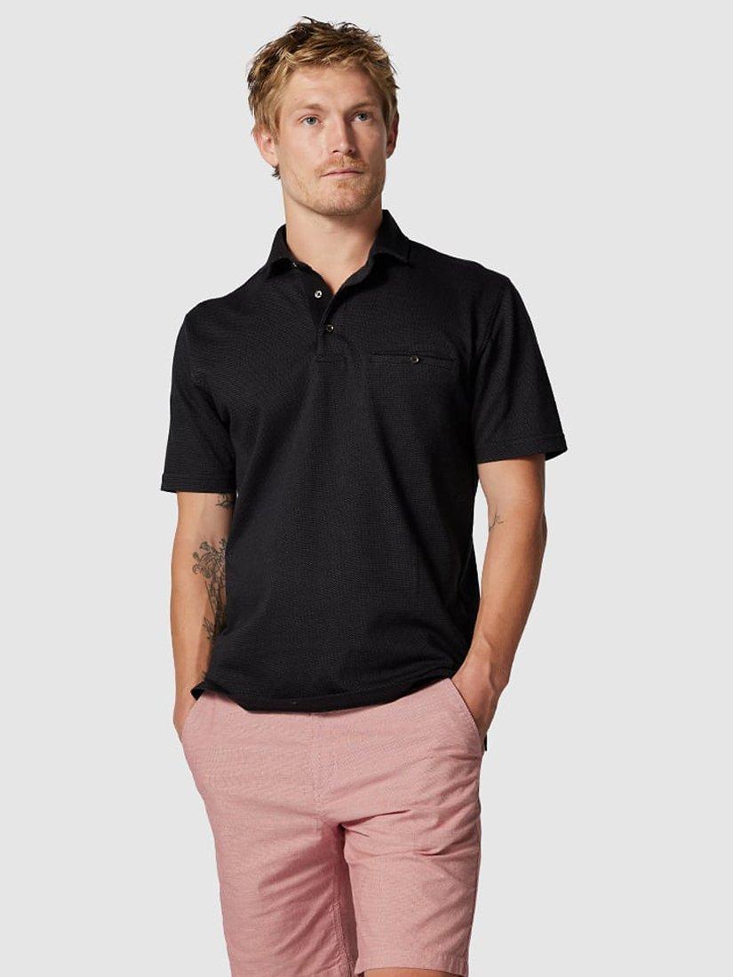 Rodd & Gunn Kelson Short Sleeve Polo Shirt, Onyx