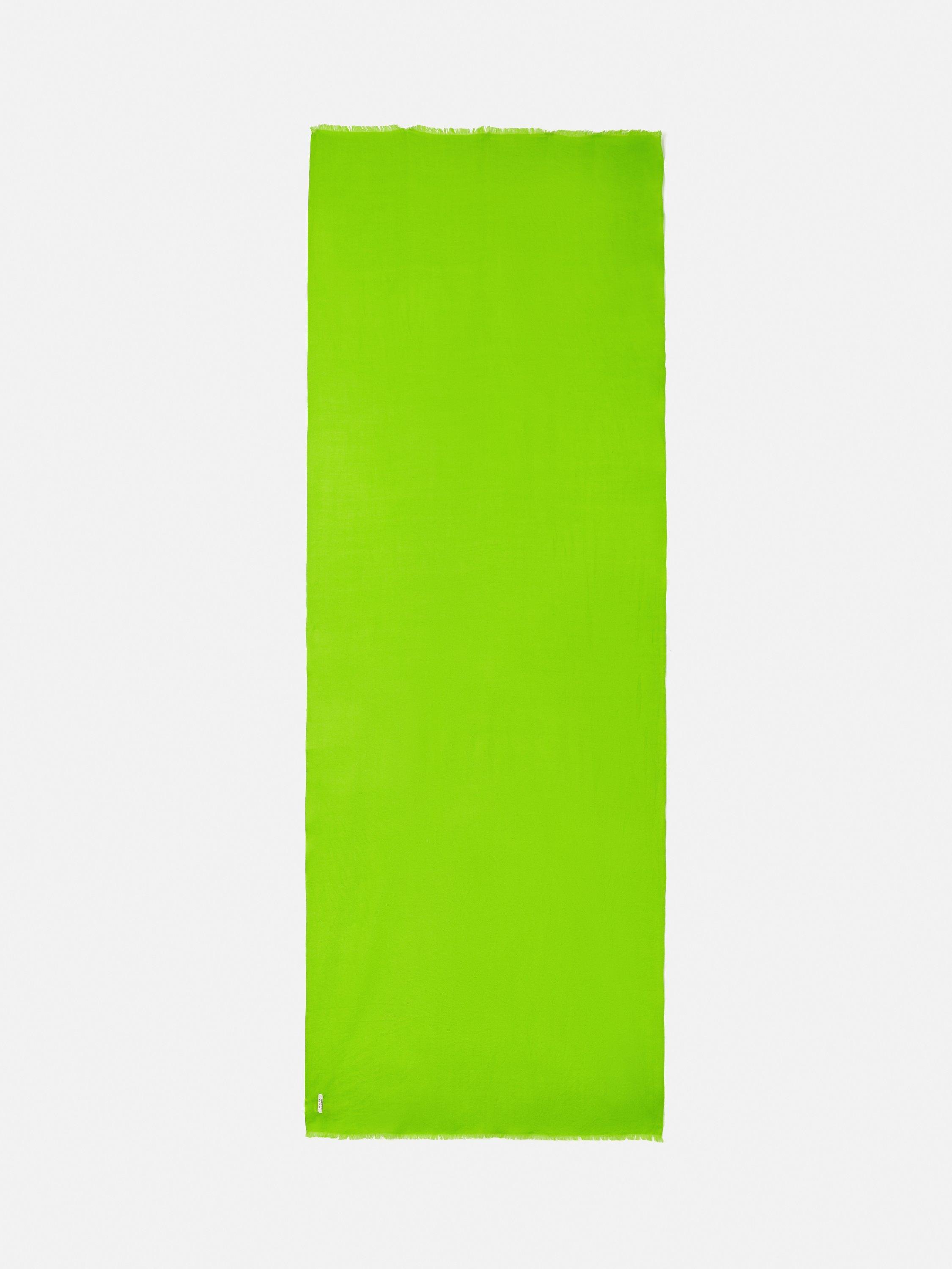 Jigsaw Wool Silk Pashmina, Green, One Size