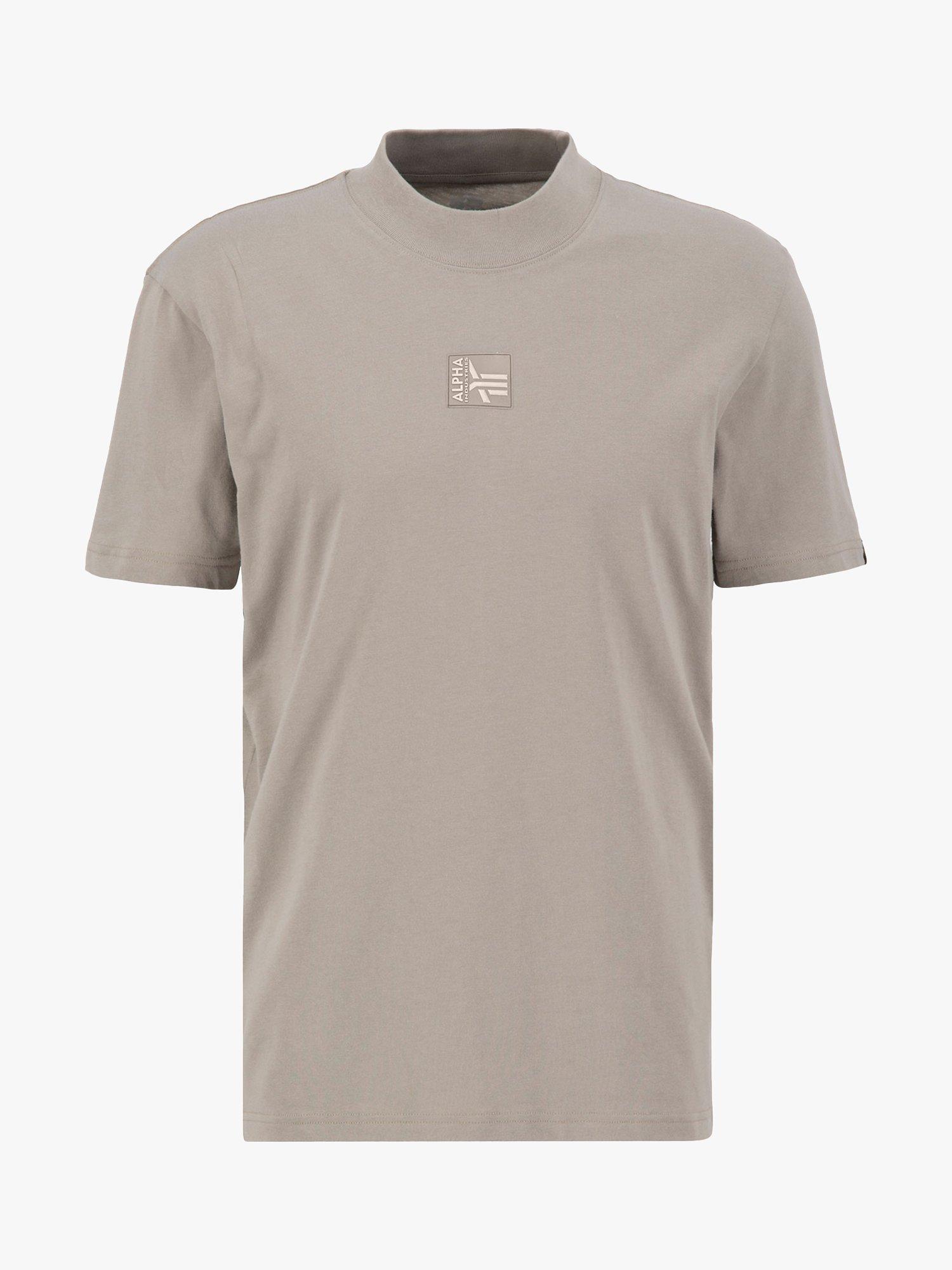 Alpha Industries Label T-Shirt, 679 Vintage Sand