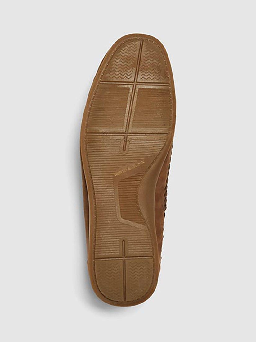 Product image 8 of 9, which shows Rodd & Gunn Gisborne Huarache Leather Slip On Loafers, Tropical Birch, 6