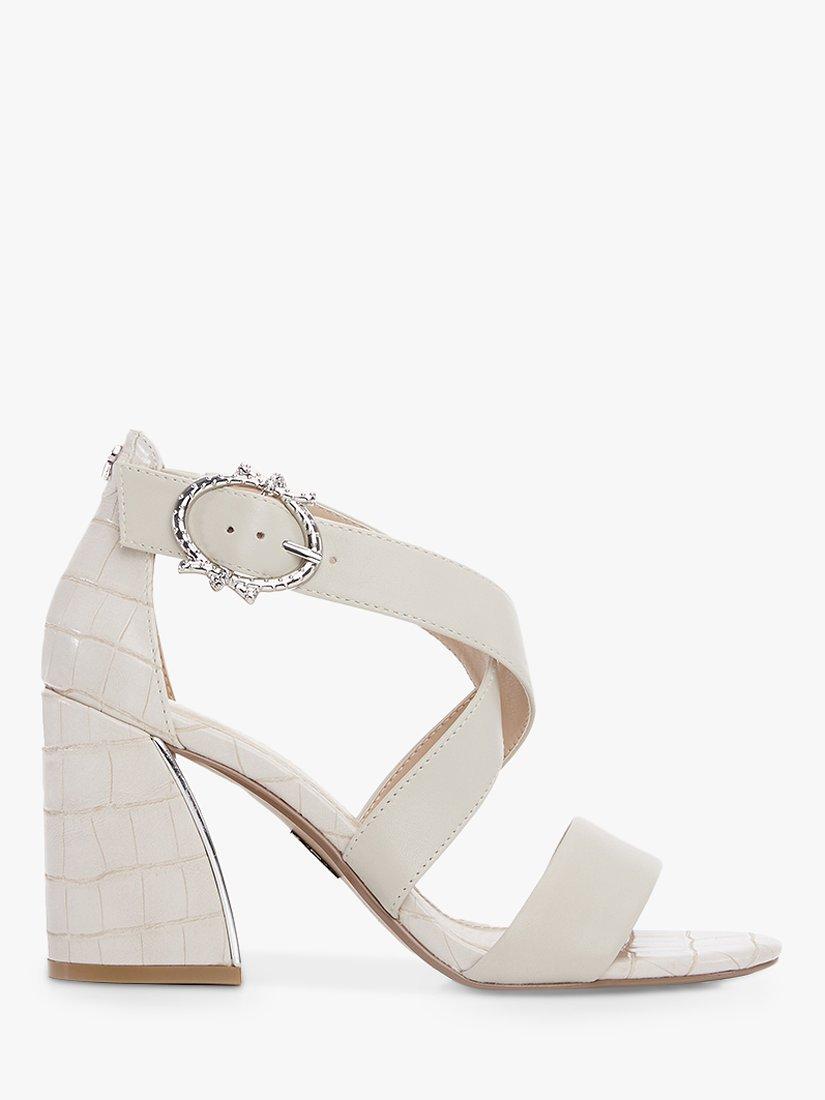 Moda in Pelle Loral Leather Cross Strap Sandals
