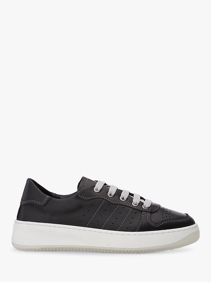 Moda in Pelle Melda Shoon Leather Trainers, Black