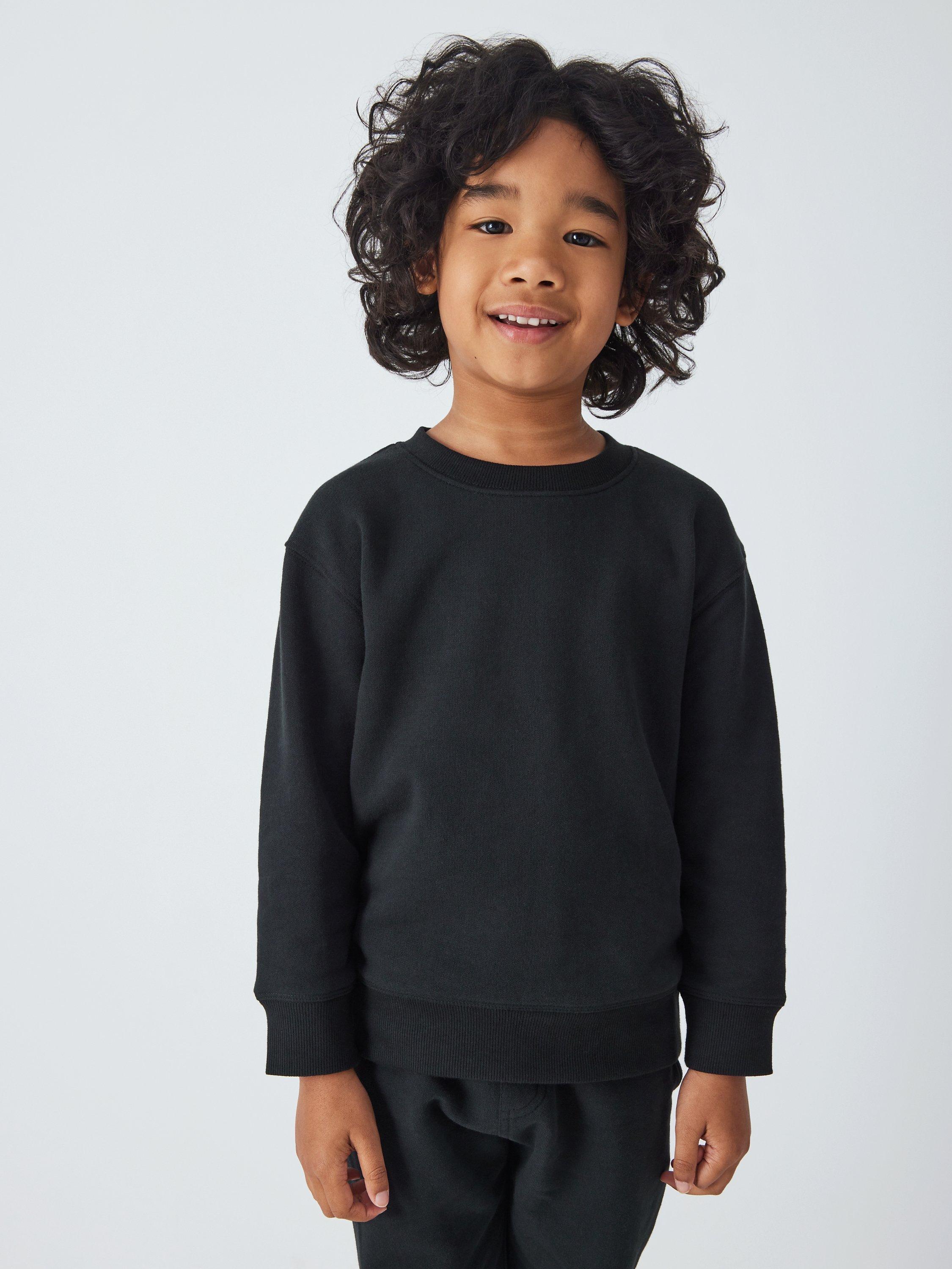 Black sweatshirt kids best sale