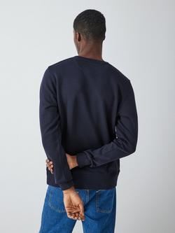 GANT Regular Shield Crew Neck Jumper - view 2, Evening Blue