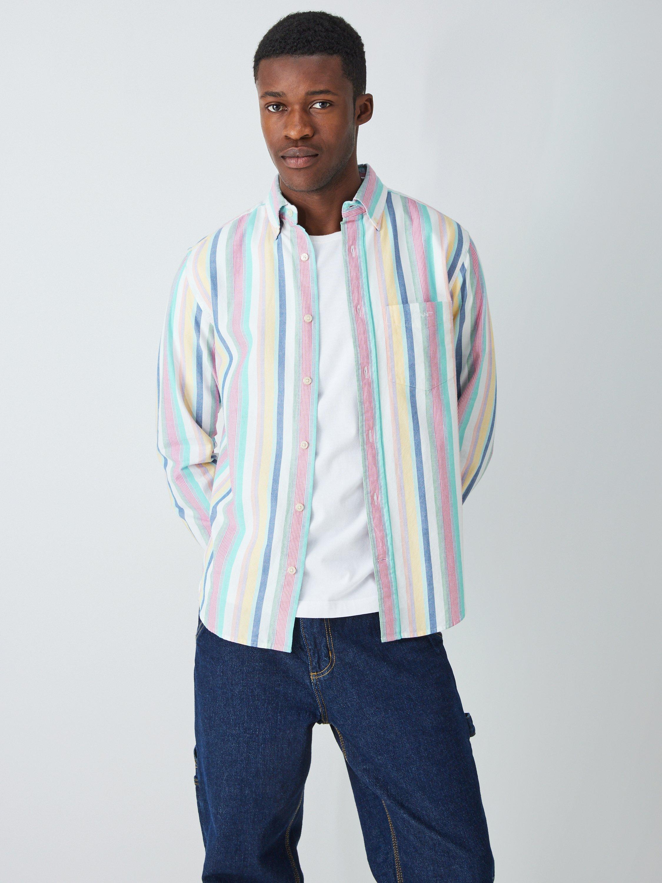 GANT Oxford Poplin Stripe Shirt, Multi