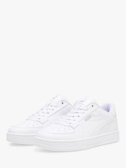 PUMA Kids' Caven 2.0 Lace Up Trainers, White, White
