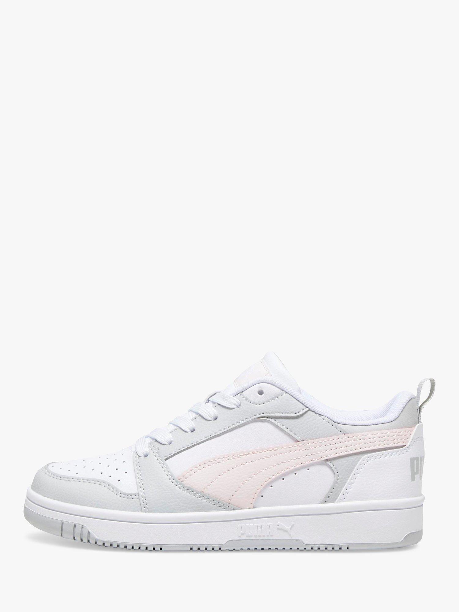 PUMA Kids' Rebound V6 Low Trainers, Pink, 4