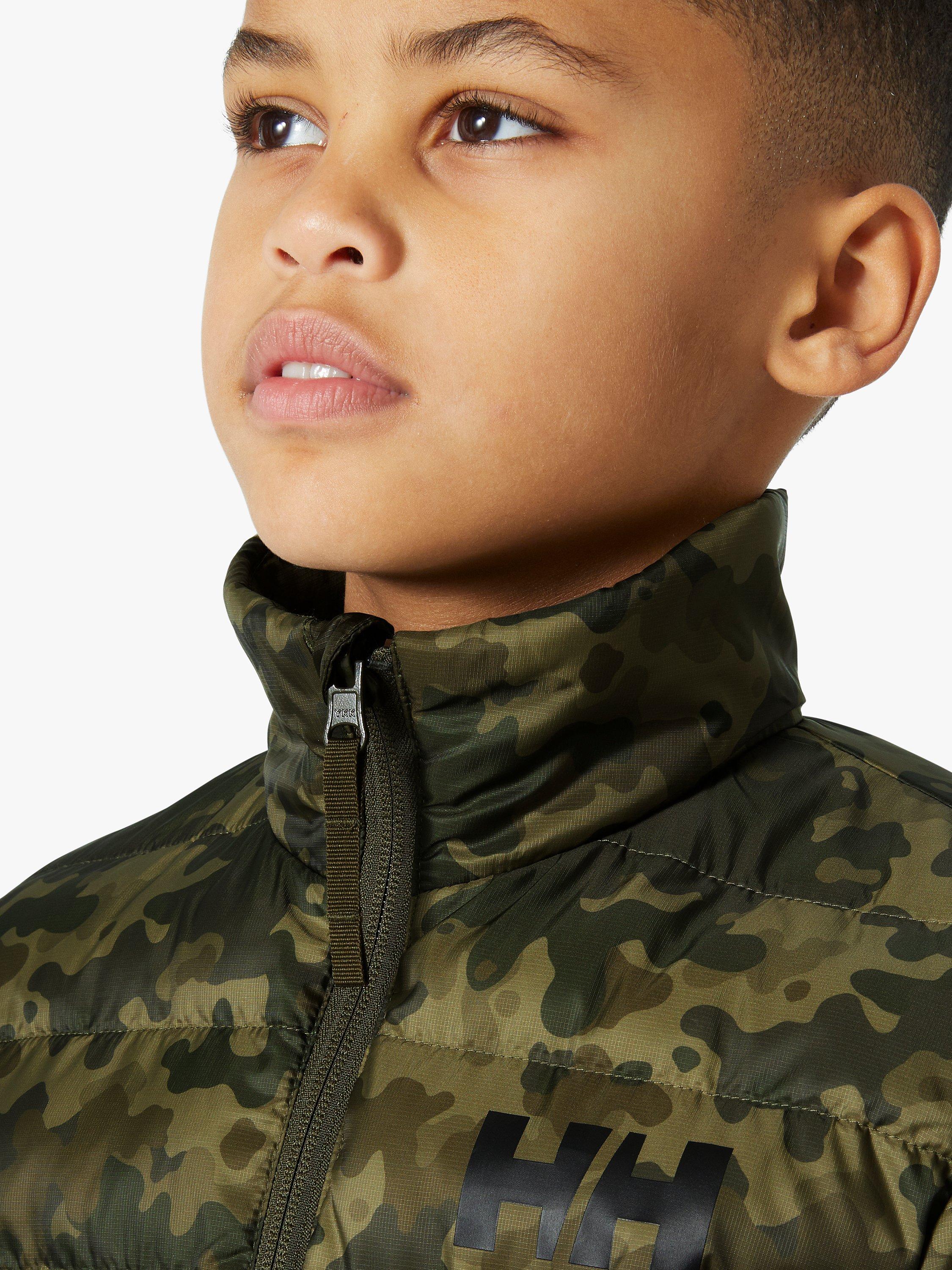 Product image 3 of 10, which shows Helly Hansen Kids' Marka Jacket, Utility Green, 14 years