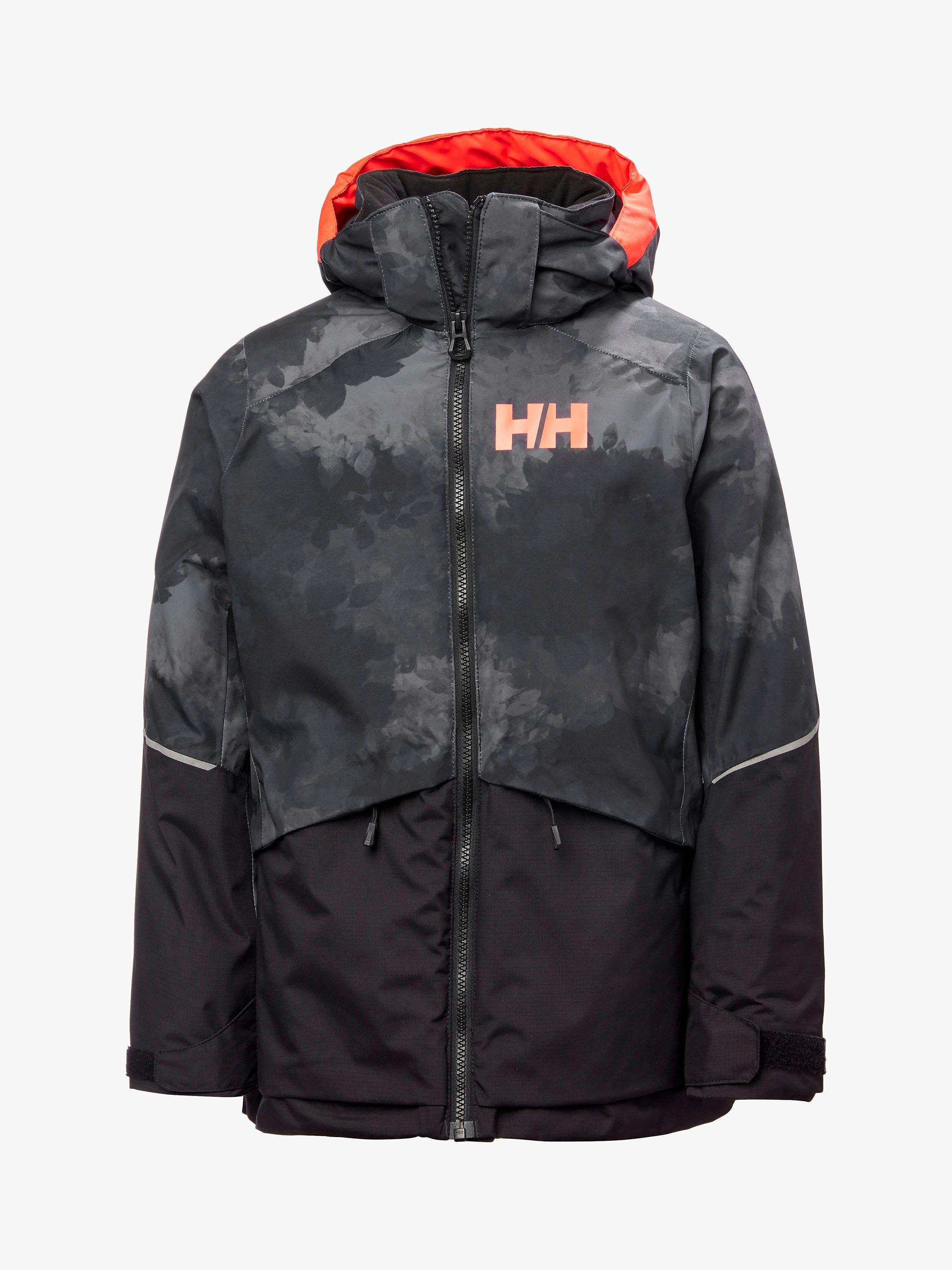 Helly Hansen Kids Stellar Quest Waterproof Hooded Ski Jacket Black