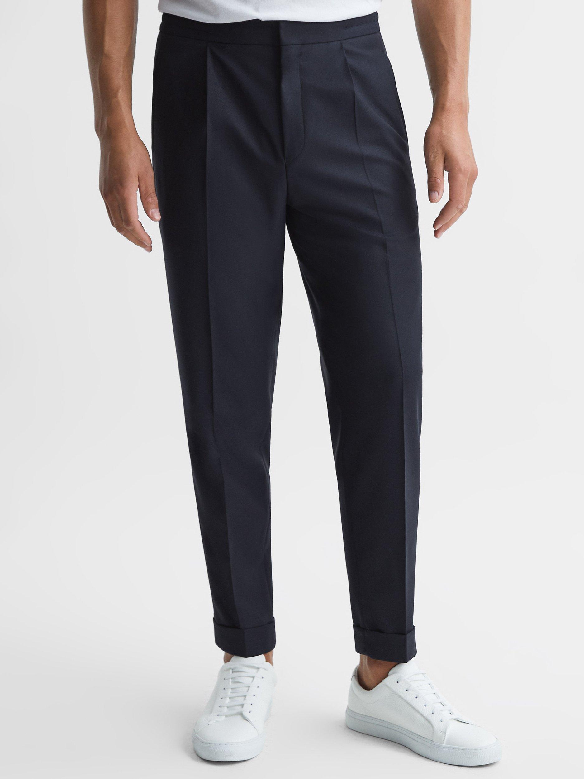 Reiss Brighton Pleated Relaxed Trousers