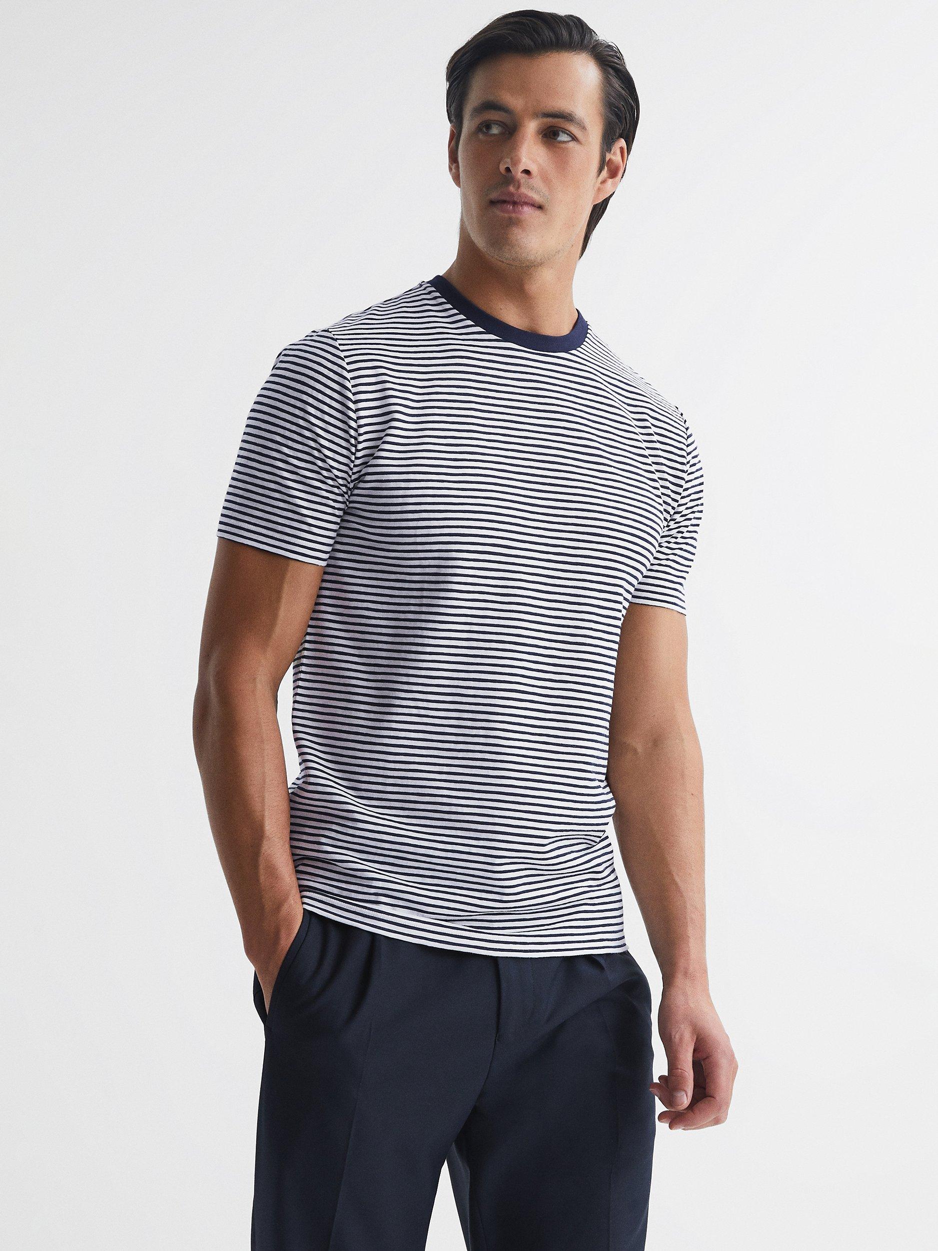 Reiss Keats Striped Top