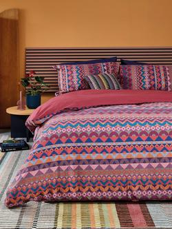 Margo Selby Double Weave Collection Kemptown Duvet Cover Set, Multi