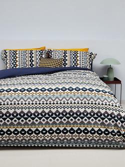 Margo Selby Double Weave Collection Lewes Duvet Cover Set, Multi