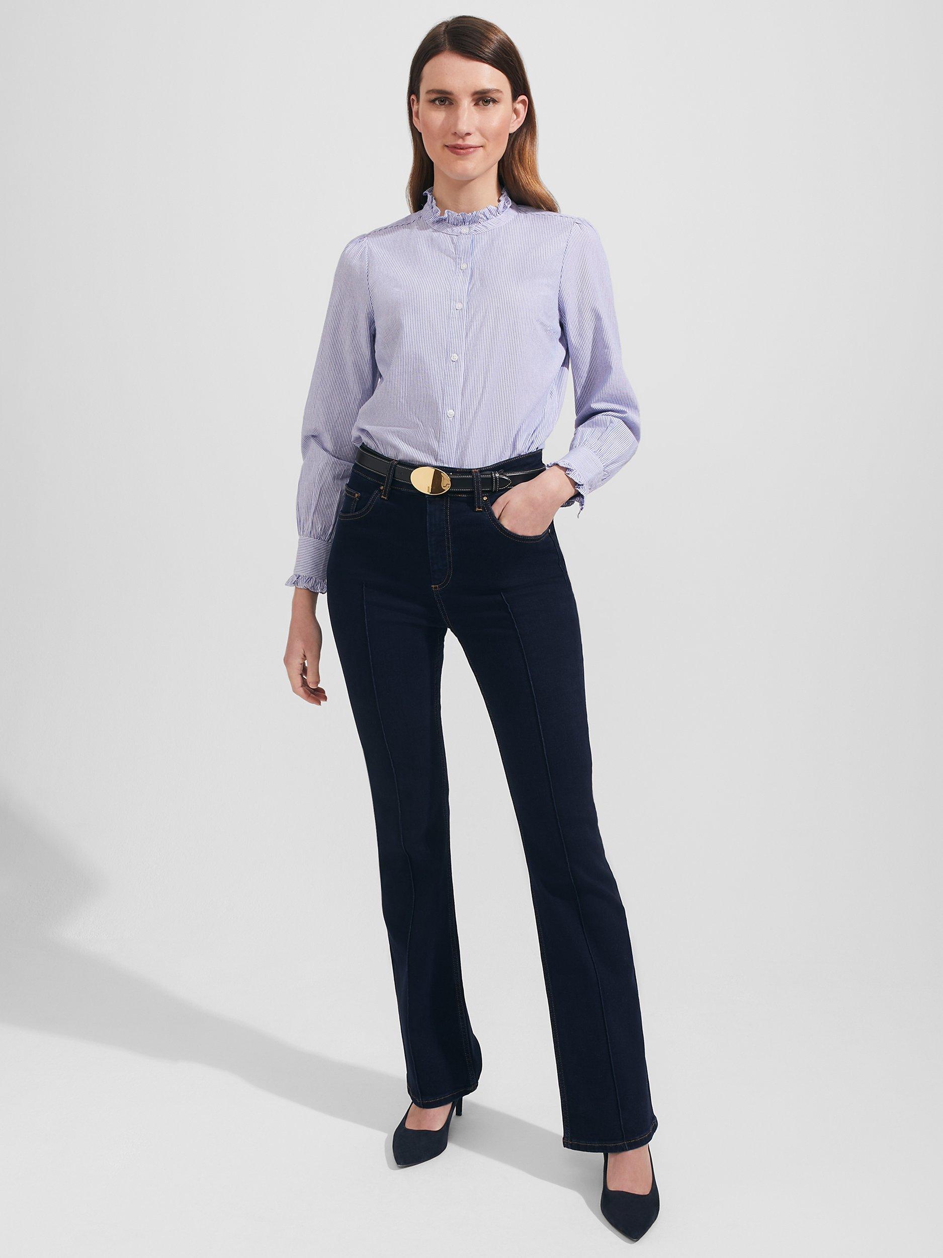 Hobbs Niomi Bootcut Jeans, Indigo