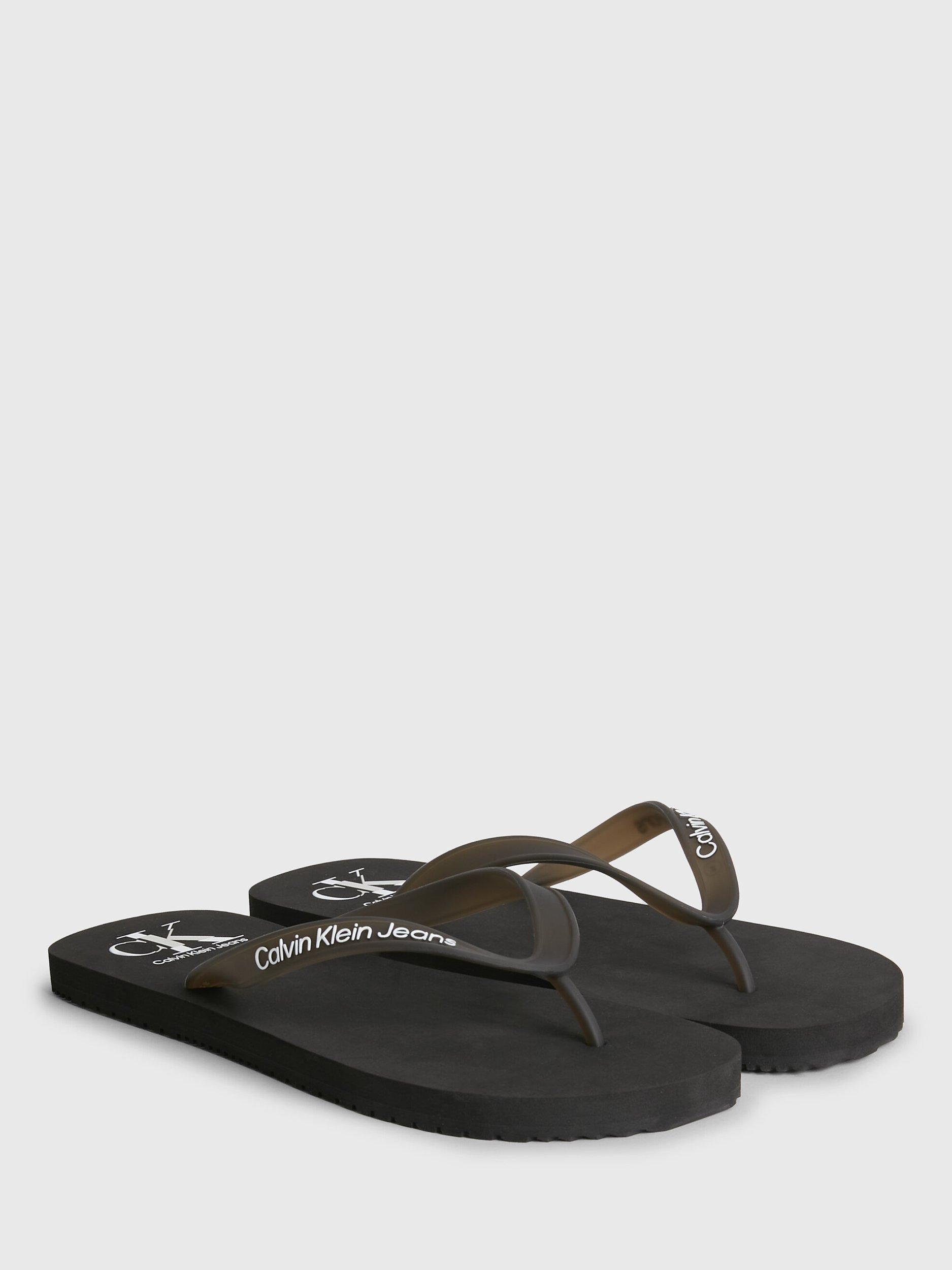Product image 1 of 6, which shows Calvin Klein Beach Sandals, Black, 6.5