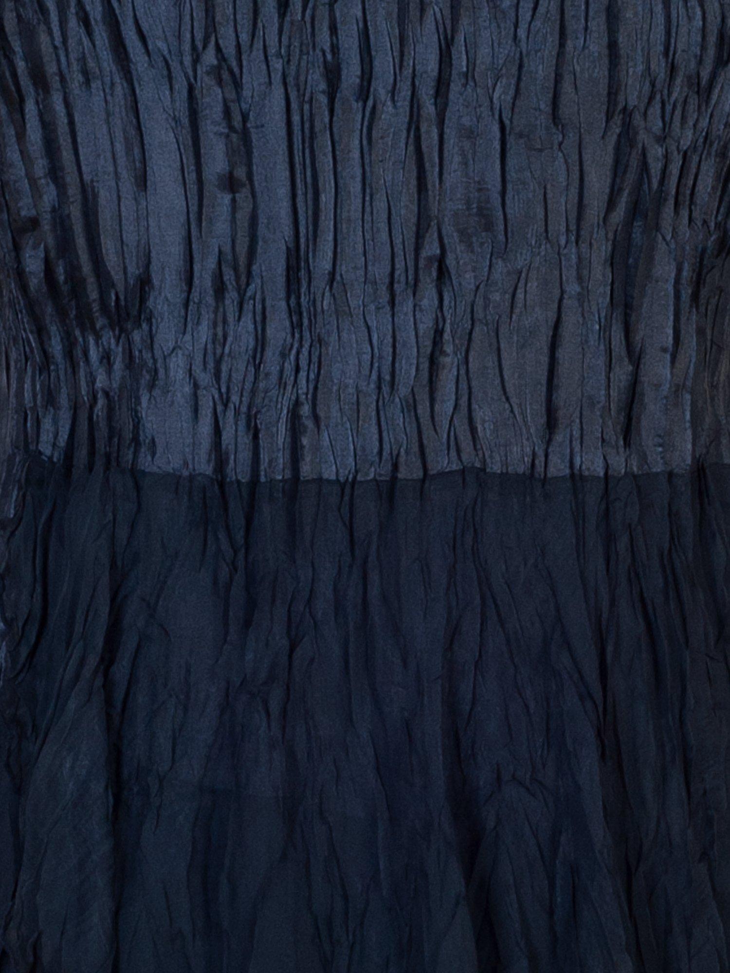 Product image 6 of 6, which shows chesca Crush Pleat Midi Dress, Navy, 12-14