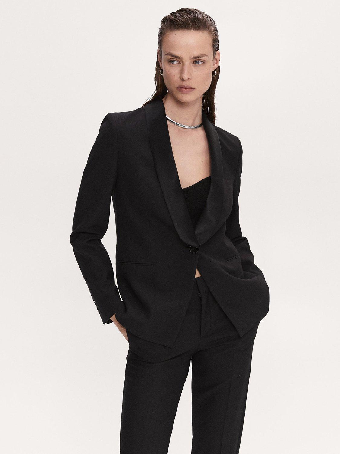 Mango Jordan Blazer, Black