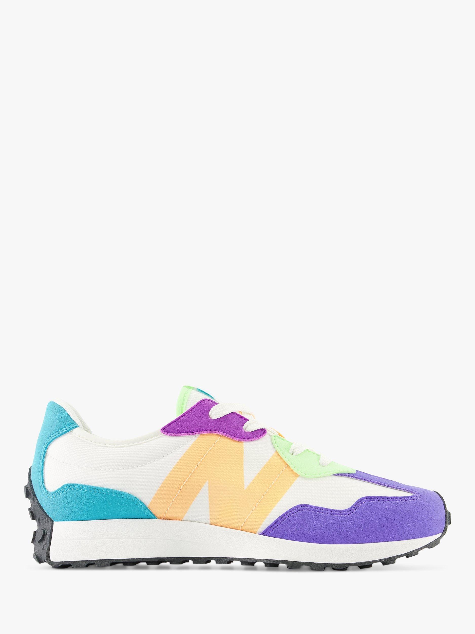 New Balance Kids' 327 Lace Up Trainers, Sea Salt, 6