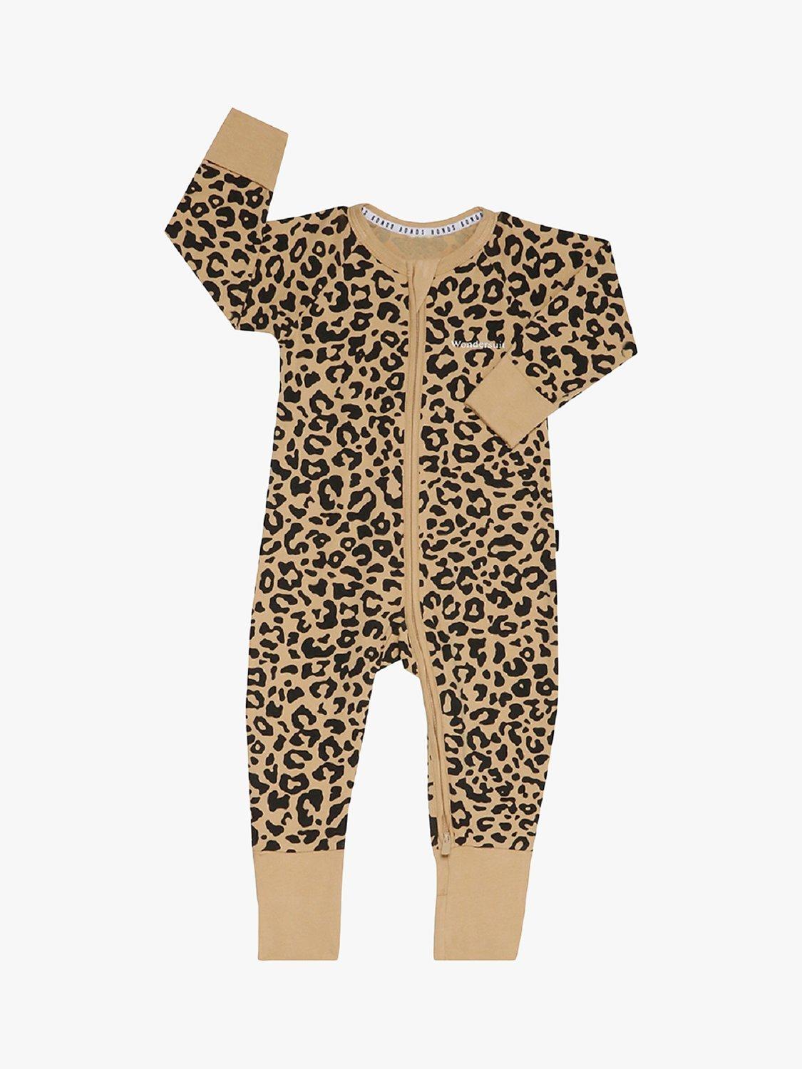 Bonds Baby Leopard Wondersuit, Brown