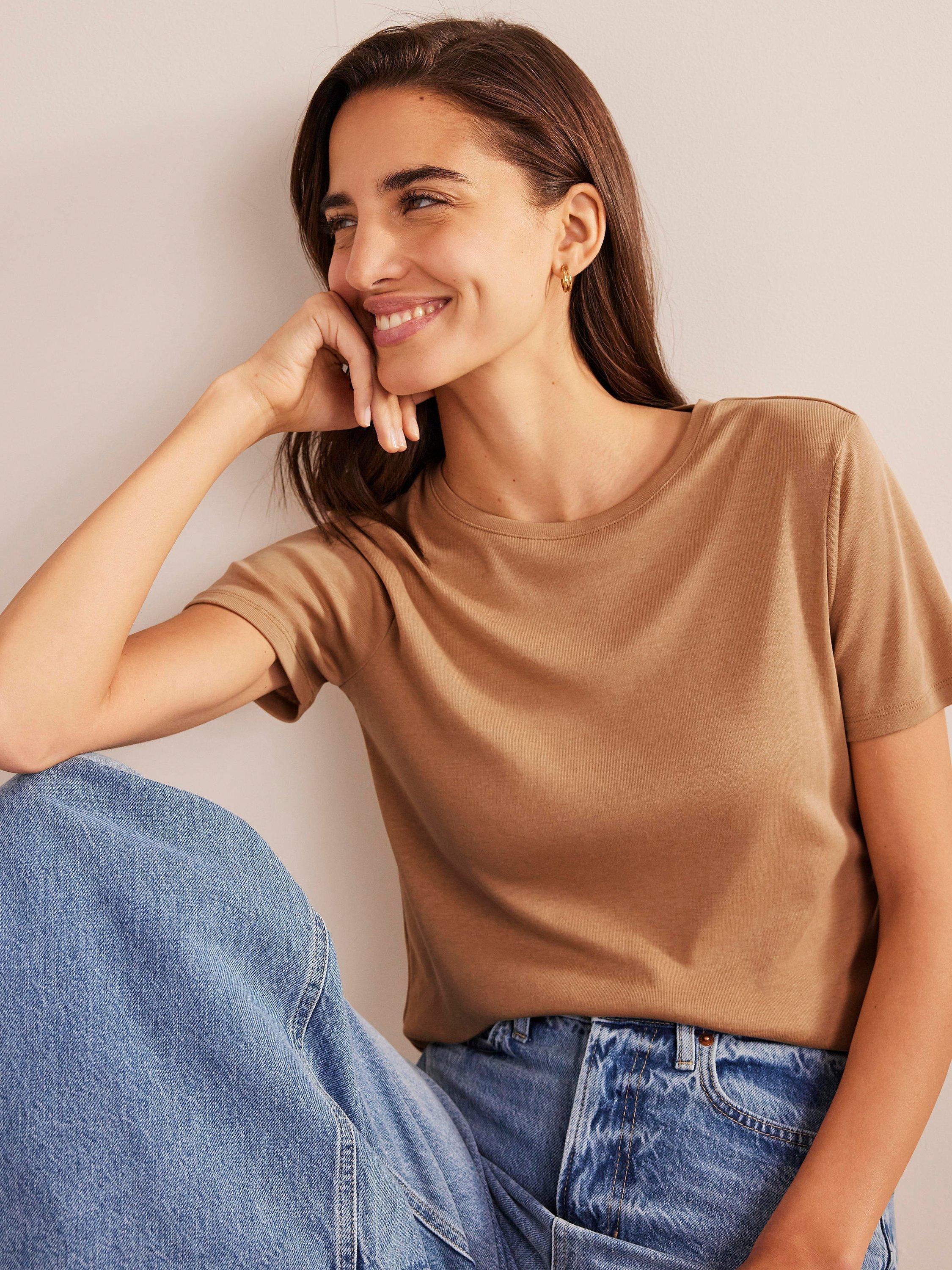 Boden Soft Touch Ribbed T-Shirt