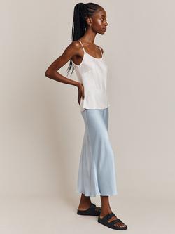 Ghost Jana Satin Camisole Top, Ivory