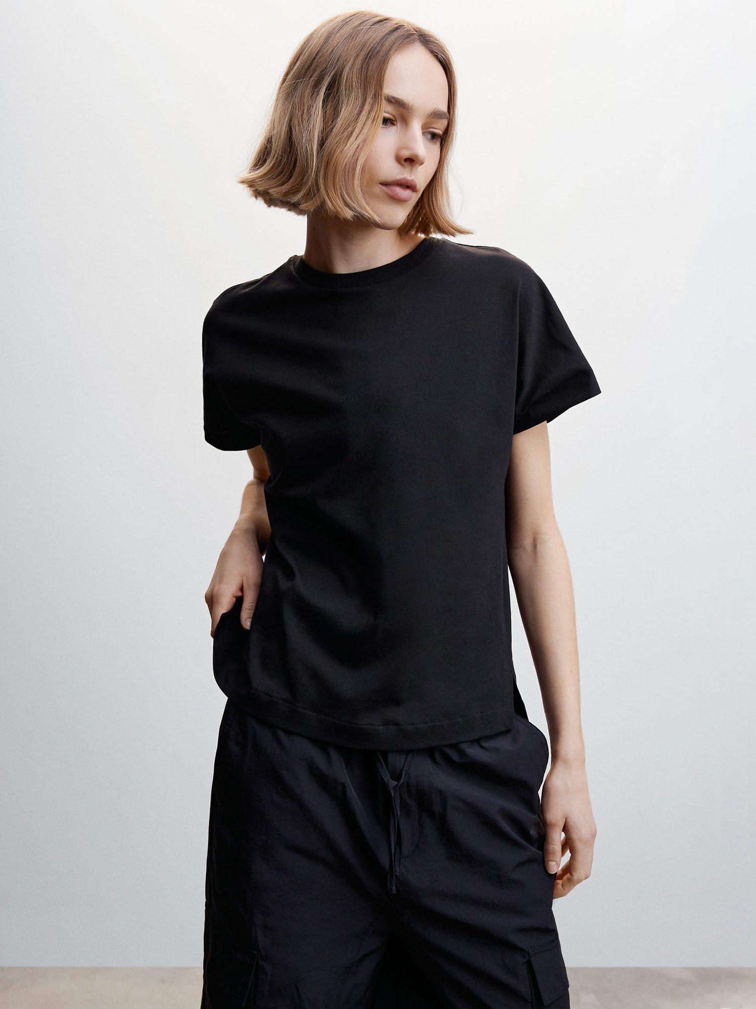 Mango Sevilla T-Shirt, Black