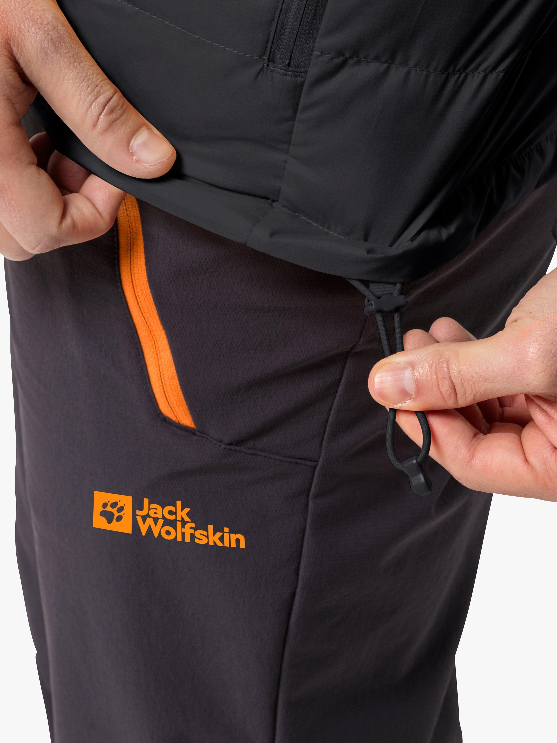 Product image 4 of 7, which shows Jack Wolfskin Ather Down Men's Hooded Jacket, Black, S